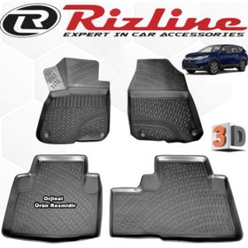 Rizline Honda CR-V 2018 Sonrası Siyah 3D Havuzlu Paspas