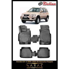 Rizline Honda CRV 1995-2001 3D Havuzlu Paspas