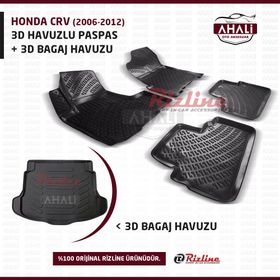 Rizline Honda Crv 2006-2012 3D Havuzlu Paspas