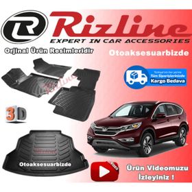 Rizline Honda Crv 2013-2018 3D Paspas Bagaj Havuzu