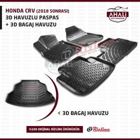 Rizline Honda CRV 2018 Sonrası 3D Bagaj Havuzu