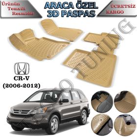 Rizline Honda Crv Bej 2006-2012 3D Havuzlu Paspas
