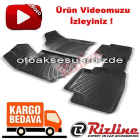 Rizline Honda Crv Siyah 2013 2018 3D Havuzlu Paspas