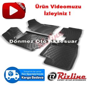 Rizline Honda Crv Siyah 2013 2018 3D Havuzlu Paspas