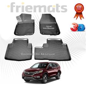 Rizline Honda Crv Siyah 2013 2018 3D Havuzlu Paspas