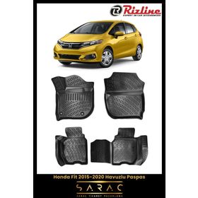 Rizline Honda Fit 2015-2020 3D Havuzlu Paspas