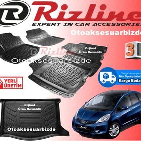 Rizline Honda Jazz 2009-2015 3D Paspas Bagaj Havuzu