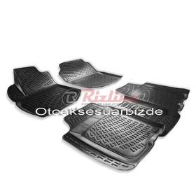 Rizline Honda Jazz 2009-2015 Siyah 3D Havuzlu Paspas