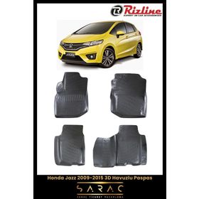 Rizline Honda Jazz 2009 Model 3D Havuzlu Paspas