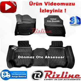 Rizline Honda Jazz 2015-2019 3D Havuzlu Paspas