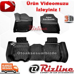 Rizline Honda Jazz 2015-2019 3D Havuzlu Paspas