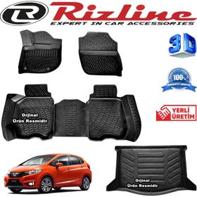 Rizline Honda Jazz 2015 - 2020 Siyah Bagaj Havuzu