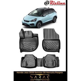 Rizline Honda Jazz 2020 Model 3D Havuzlu Paspas