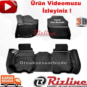 Rizline Honda Jazz 3D Havuzlu Paspas