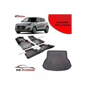 Rizline Hroto Suzuki Swift 2018 Sonrası 3D Havuzlu Paspas ve Bagaj Havuzu
