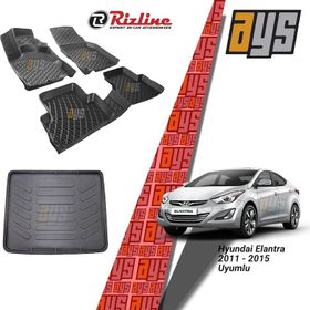 Rizline Hyundai Accent 2001-2005 3D Havuzlu Paspas