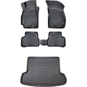 Rizline Hyundai Accent Admire 2000-2005 Siyah 3D Havuzlu Paspas + Bagaj Havuzu