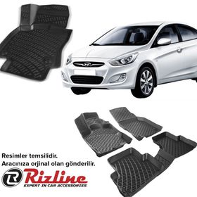 Rizline Hyundai Accent Blue 2010 3d Havuzlu Paspas