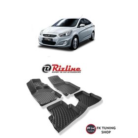 Rizline Hyundai Accent Blue 3D Havuzlu Paspas