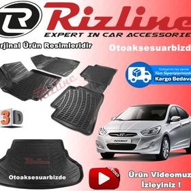Rizline Hyundai Accent Blue 3D Paspas Bagaj Havuzu