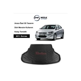 Rizline Hyundai Accent Blue Siyah 2011-2018 3d Bagaj Havuzu