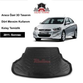 Rizline Hyundai Accent Blue Siyah 2011-2018 3d Bagaj Havuzu