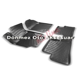 Rizline Hyundai Accent Era 2006 2011 Siyah 3D Havuzlu Paspas