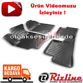Rizline Hyundai Accent Era 2006 2011 Siyah 3D Havuzlu Paspas