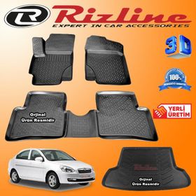Rizline Hyundai Accent Era 2006-2012 3D Paspas Bagaj Havuzu