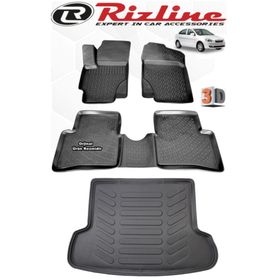 Rizline Hyundai Accent Era Siyah 3D Havuzlu Paspas