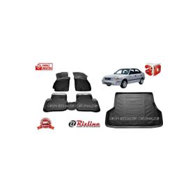 Rizline Hyundai Admire 2003-2005 Arası 3D Paspas + Bagaj Havuzu Set
