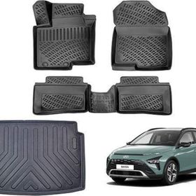 Rizline Hyundai Bayon 2021 ve Sonrası 3D Havuzlu Paspas+Bagaj Havuzu Seti