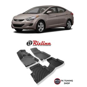 Rizline Hyundai Elantra 2011-2014 Siyah 3D Havuzlu Paspas