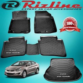Rizline Hyundai Elantra 2011 2016 3D Havuzlu Paspas