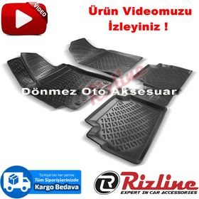 Rizline Hyundai Elantra 2016 2019 Siyah 3D Havuzlu Paspas