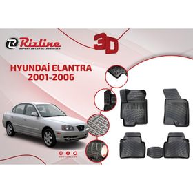 Rizline Hyundai Elantra 3D 2016-2018 Arası Havuzlu Oto Paspas