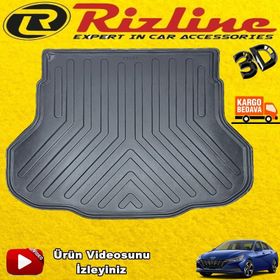 Rizline Hyundai Elantra Siyah 2020 Sonrası 3D Bagaj Havuzu
