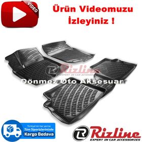 Rizline Hyundai Getz 2002 2011 Siyah 3D Havuzlu Paspas
