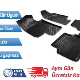 Rizline Hyundai Getz 2002 2011 Siyah 3D Havuzlu Paspas