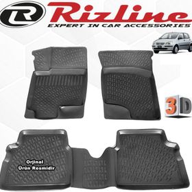 Rizline Hyundai Getz 2002 2011 Siyah 3D Havuzlu Paspas