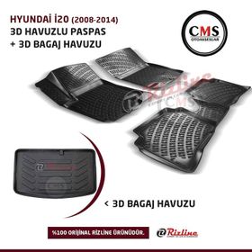 Rizline Hyundai i20 2008-2014 Sonrası 3D Havuzlu Paspas