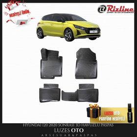 Rizline Hyundai i20 2020-2025 Siyah 3D Havuzlu Paspas