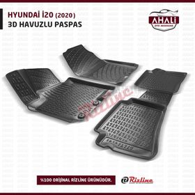 Rizline Hyundai i20 2020 Sonrası 3D Araç Kokusu ve Havuzlu Paspas