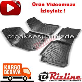 Rizline Hyundai İ20 Hb 2014 2019 Siyah 3D Havuzlu Paspas