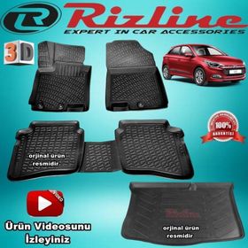 Rizline Hyundai İ20 Hb 2014 2019 Siyah 3D Havuzlu Paspas