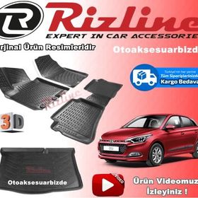 Rizline Hyundai İ20 Siyah 2014 2019 Bagaj Havuzu