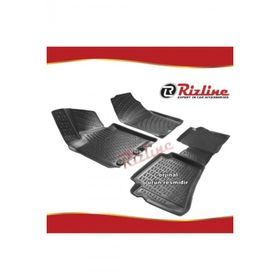 Rizline Hyundai i20 Siyah HB 2008-2014 Arası 4 Parça 3D Havuzlu Paspas