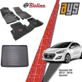 Rizline Hyundai i30 2012-2016 3D Havuzlu Paspas