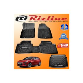 Rizline Hyundai İ30 2017 Sonrası 3D Paspas Bagaj Havuzu