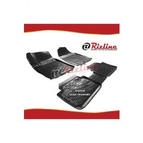 Rizline Hyundai i30 Siyah HB 2018 Sonrası Son Kasa 4 Parça 3D Havuzlu Paspas